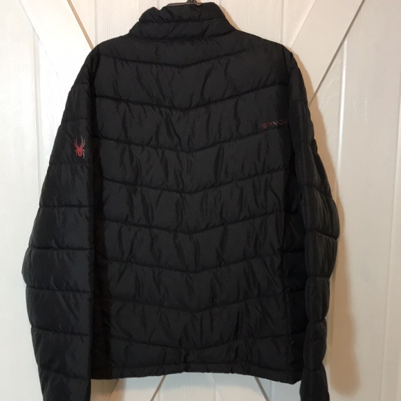 NWT Spyder Blk/Red Puffer Jacket - Picture 7 of 14